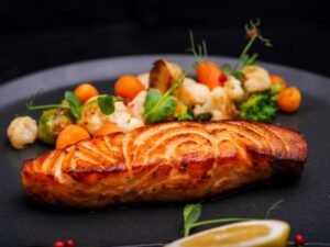 Baked Salmon with Asparagus