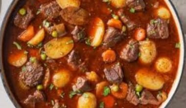 Traditional Beef Stew Recipe With Any Choice Food